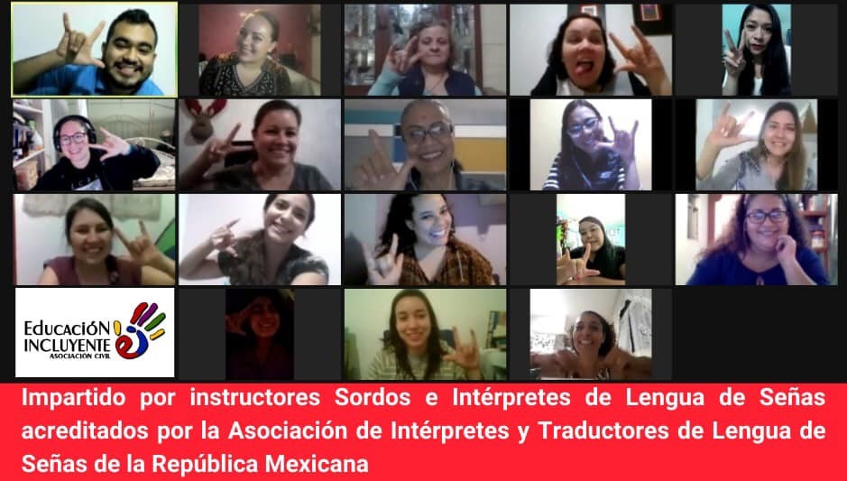 Curso en línea de Lengua de Señas Mexicana